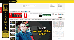 Desktop Screenshot of haberci07.com